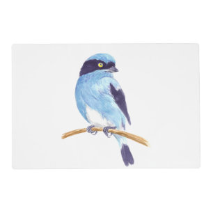 Blue bird placemat