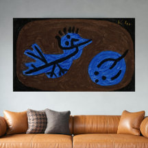 Blue Bird Pumpkin - Paul Klee 1939