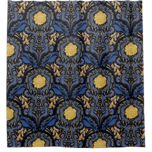 Blue Bird Shower Curtain