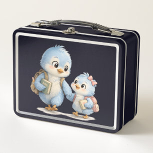 Blue Bird Siblings Lunch Box