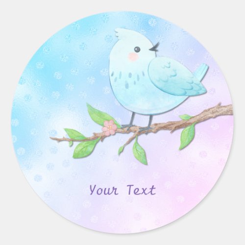Blue Bird Sticker