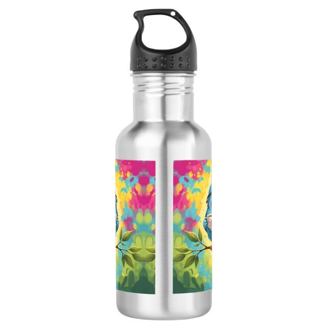  Blue Bird Water Bottle (Back)