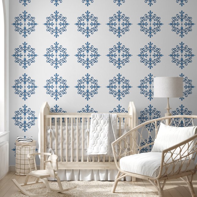 Blue birds and hearts  wallpaper  (Kids)