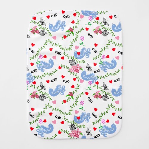 Blue Birds and Red Hearts