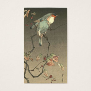 Blue Birds at Night by Seitei Watanabe 1851- 1918