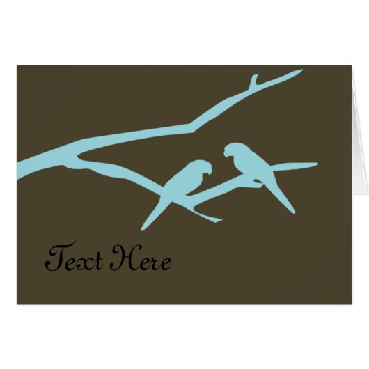 Blue Birds Custom Cards (Front Horizontal)