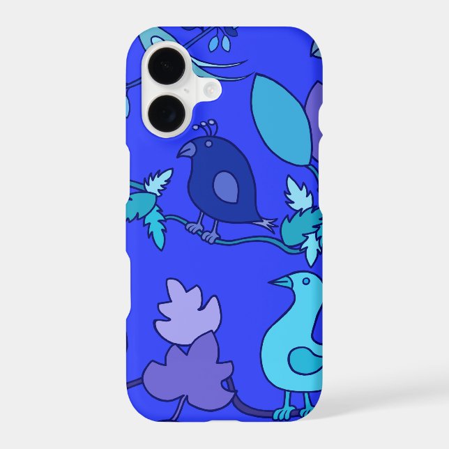Blue Birds Iphone Case (Back)