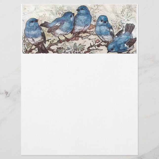 Blue Birds Letterhead (Front)