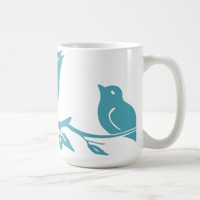 Blue Birds Mug (Right)