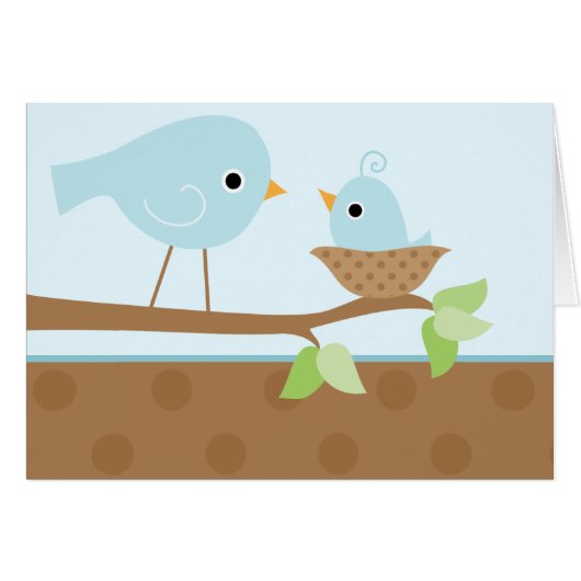 Blue Birds Nest Cards (Front Horizontal)