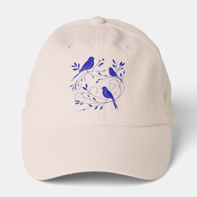 Blue Birds Of Happiness Cap (Front)