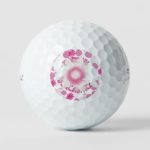 blue Birds Pattern Golf Balls