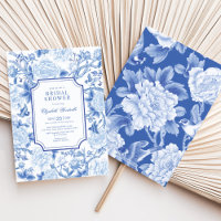 Blue Birds & Peonies Chinoiserie Bridal Shower