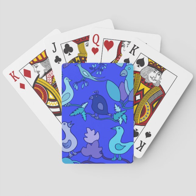 Blue Birds Poker Cards (Back)