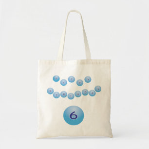 Blue Birthday for Boy Age 6 Tote Bag