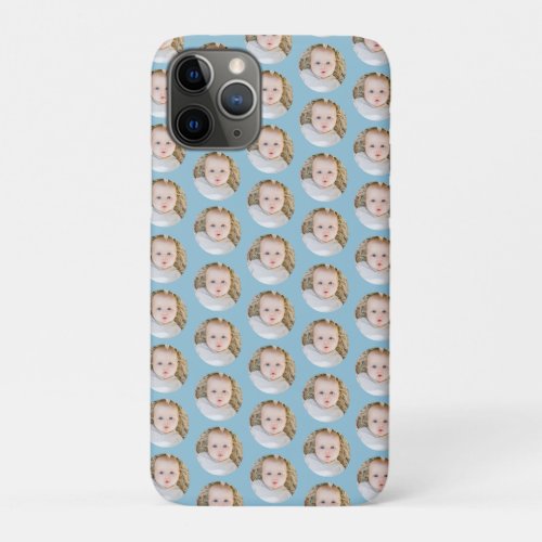 Blue Birthday Personalized your own photo iPhone 11 Pro Case