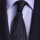 Blue Bitcoin Symbol Outline Pattern Neck Tie<br><div class="desc">This subtle bitcoin outline pattern is an ideal way for a cryptocurrecy fan to express himself with a design that is both businesslike and fun. Pick up a pair of matching socks to create the perfect gift for Father's Day,  birthday or other event.</div>