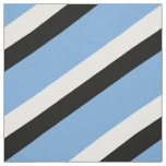 Blue, black and white striped pattern fabric
