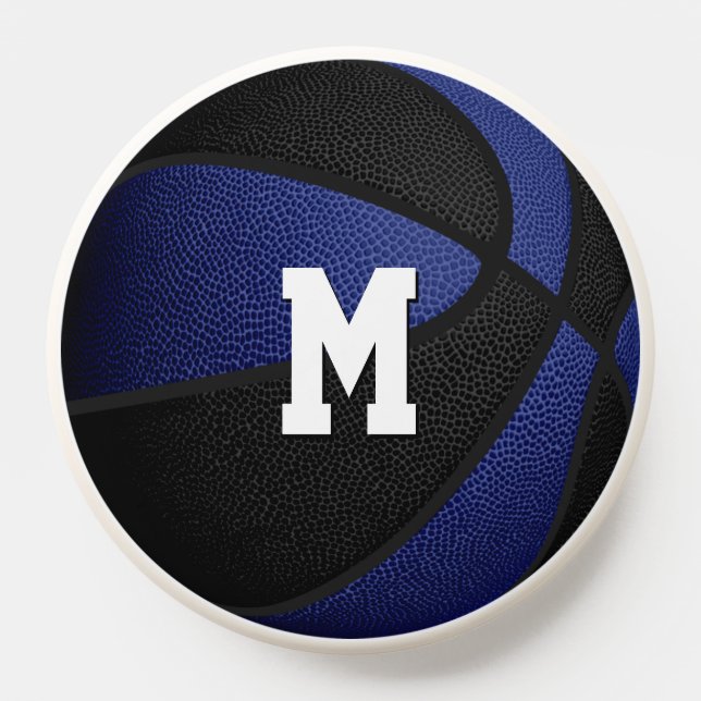 blue black basketball team colors PopSocket (Popsocket)