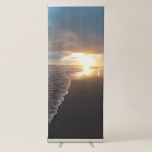 Blue Black Best Vertical Retractable Banner