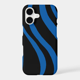 Blue Black Colorblock CricketDiane Modern Pattern iPhone 17 Case