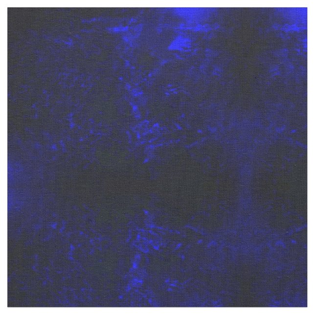 Blue Black Combed Cotton Fabric (56" width) (Close Up)