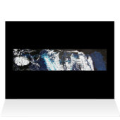 Blue Black Drip Cards (Inside Horizontal (Top))