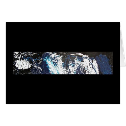 Blue Black Drip Cards (Front Horizontal)