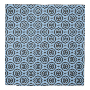 Blue Black Flower Seamless Pattern Duvet Cover