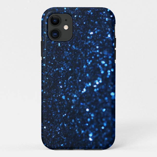 Blue Black Glimmer Case-Mate iPhone Case (Back)