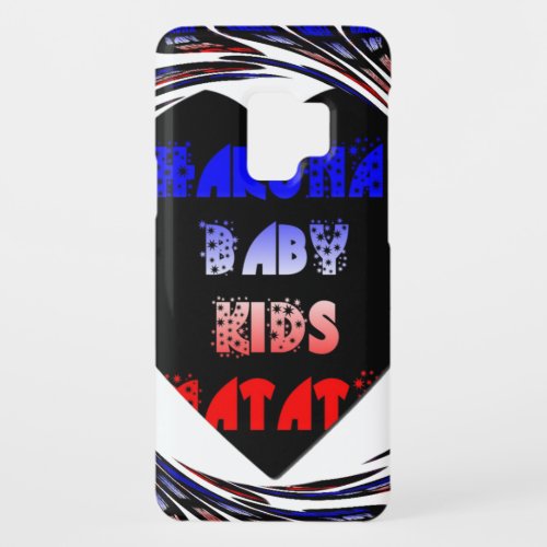 Blue Black Hakuna Matata Baby Kids Designpng Case_Mate Samsung Galaxy S9 Case