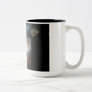 Blue & black home  Two-Tone coffee mug