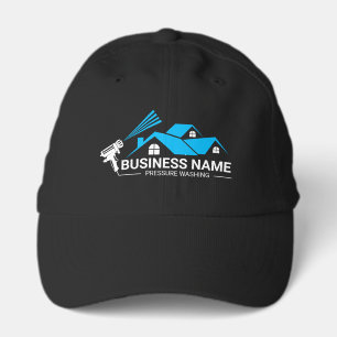 Blue Black House Pressure Washing Service Performance Cap