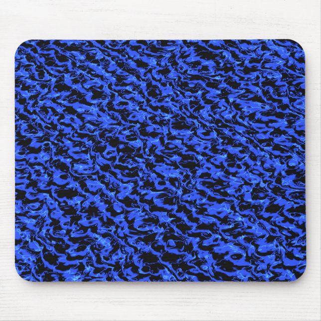 Blue Black Mouse Pad (Front)