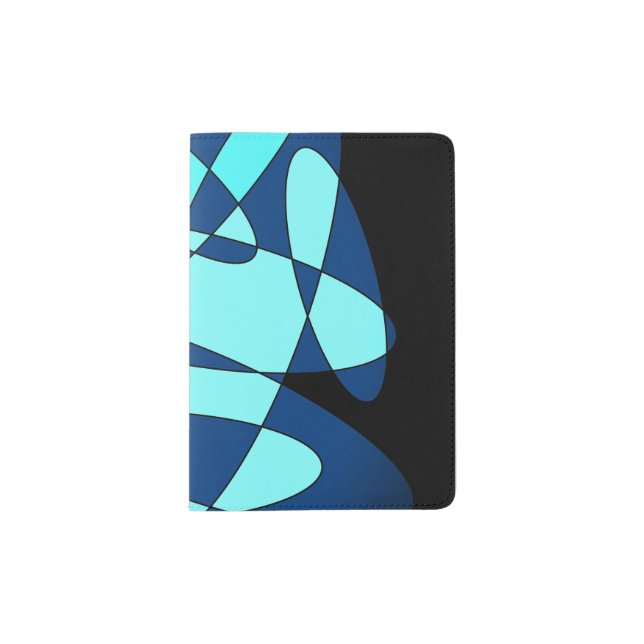 Blue & Black Passport Holder (Front)