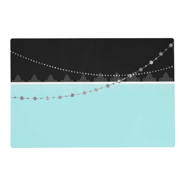 Blue & black placemat (Front)