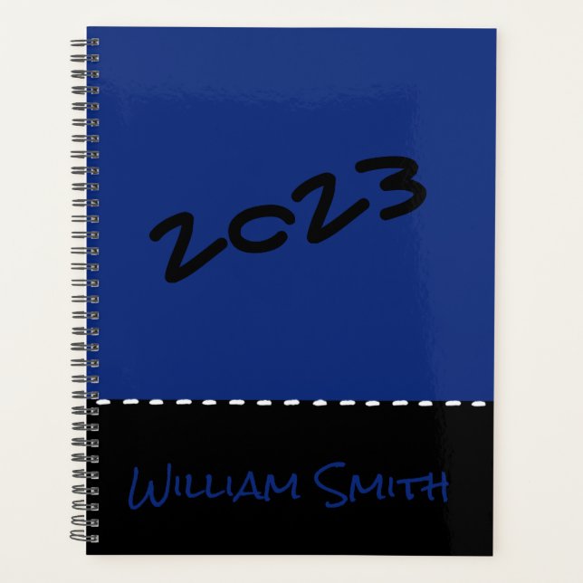 Blue Black Planner (Front)