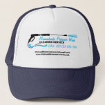 Blue Black Professional Pressure Washing Power Trucker Hat