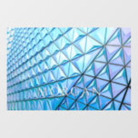 Blue Black Purple Geometric Design, White Name Wall Decal<br><div class="desc">Personalize your name,  or message,  in white on a Dynamic Blue,  Black and Purple Geometric Design or use Your Photo.</div>
