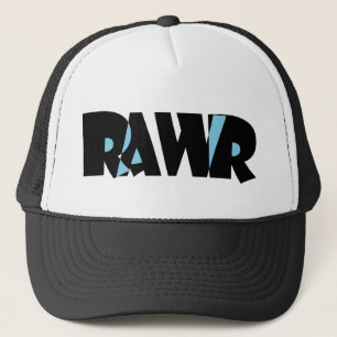 Blue Black Rawr Hat