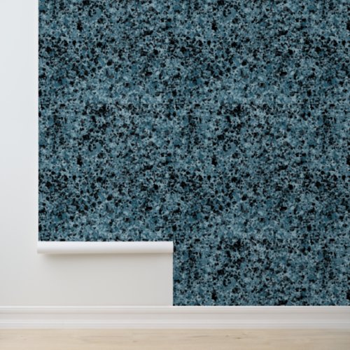 Blue Black Texture Granite Wallpaper