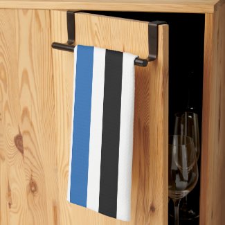 Blue Black Vertical Stripes Pattern