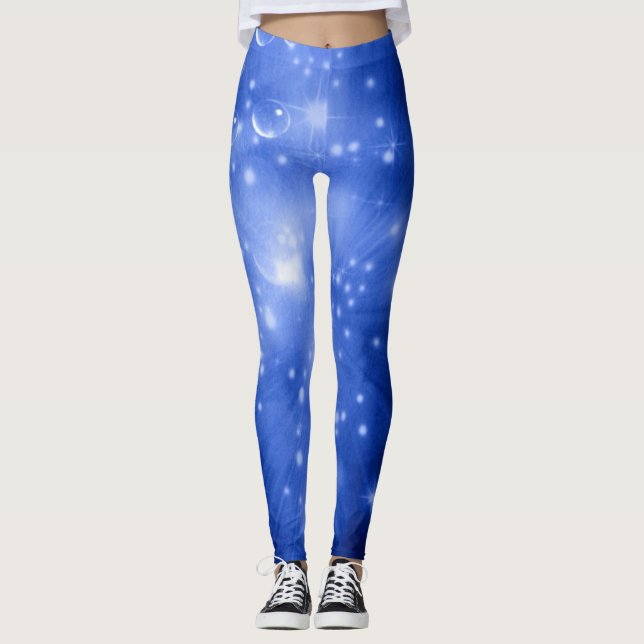 Blue Blast Leggings (Front)