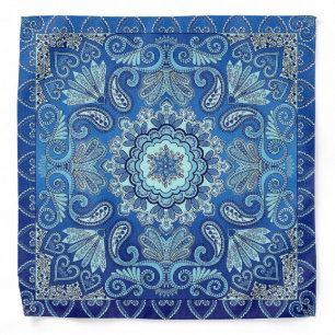 Blue Blend Country Style Bandana