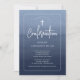 Blue Blessings Confirmation Invitation | Zazzle