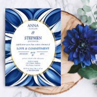 Blue Bliss Organic Floral Commitment Ceremony