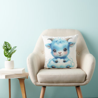 Blue Bliss Throw Pillow
