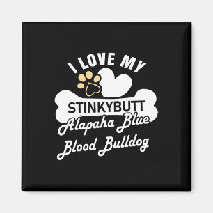 Blue Blood Bulldog Dog - Alapaha Blue Blood Bulldo Magnet