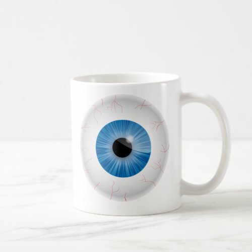 Blue Bloodshot Eyeballs Mug