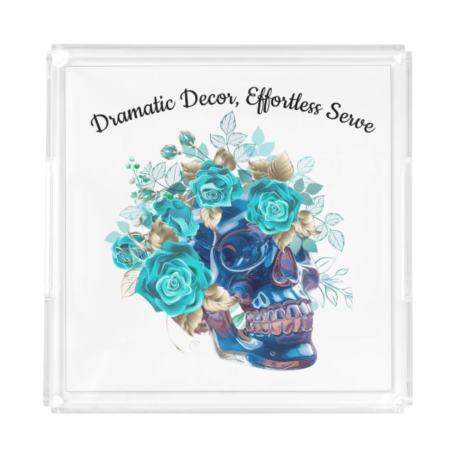 Blue Bloom Requiem Acrylic Tray (Front)